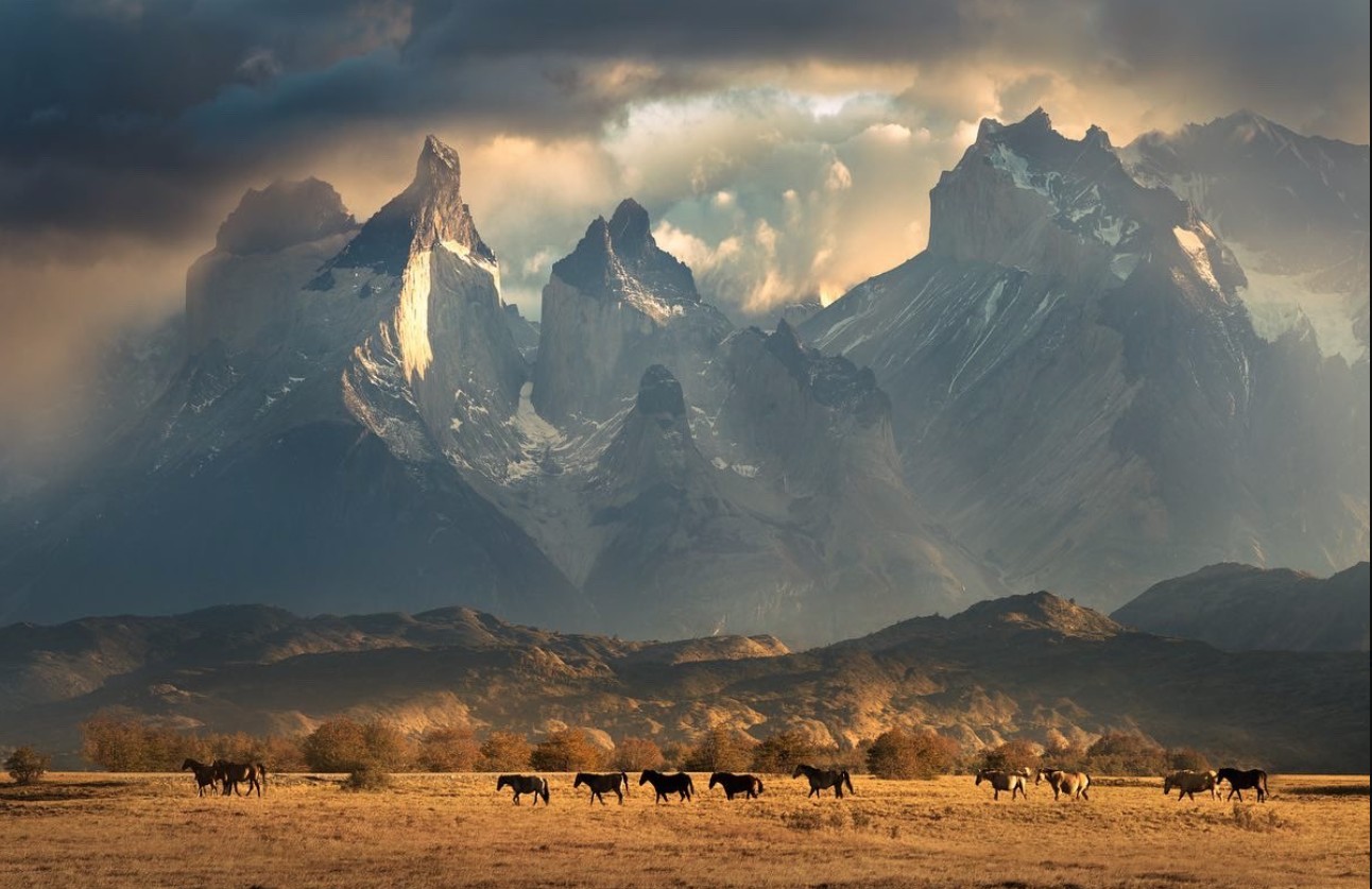 Patagonia - Línea de visión hacia el horizonte